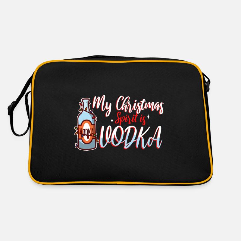 Mon de Noël est la vodka Sac Retro