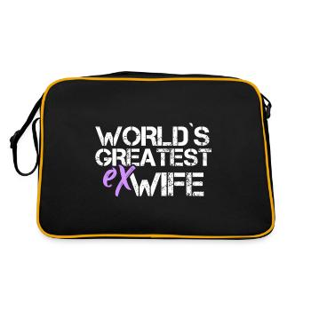 Divorce Separation Divorce Divorce Party - Retro Bag - black/gold - Back