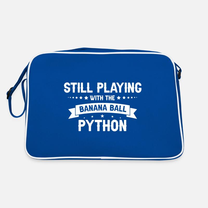 King python design for snake lovers Retro Bag