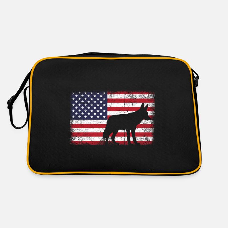 Conception de chasseur de coyote pour la chasse au coyote Sac Retro