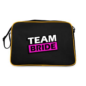 Mariage de l’équipe Mariage - Sac Retro - noir/or - Dos