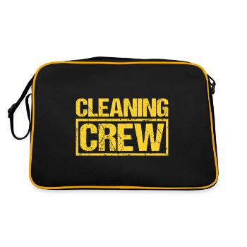 Cleaning Cleaning Cleaning Crew Crew Team Staff - Retro Bag - black/gold - Back