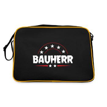Builder Haus Bau - Retro Bag - black/gold - Back
