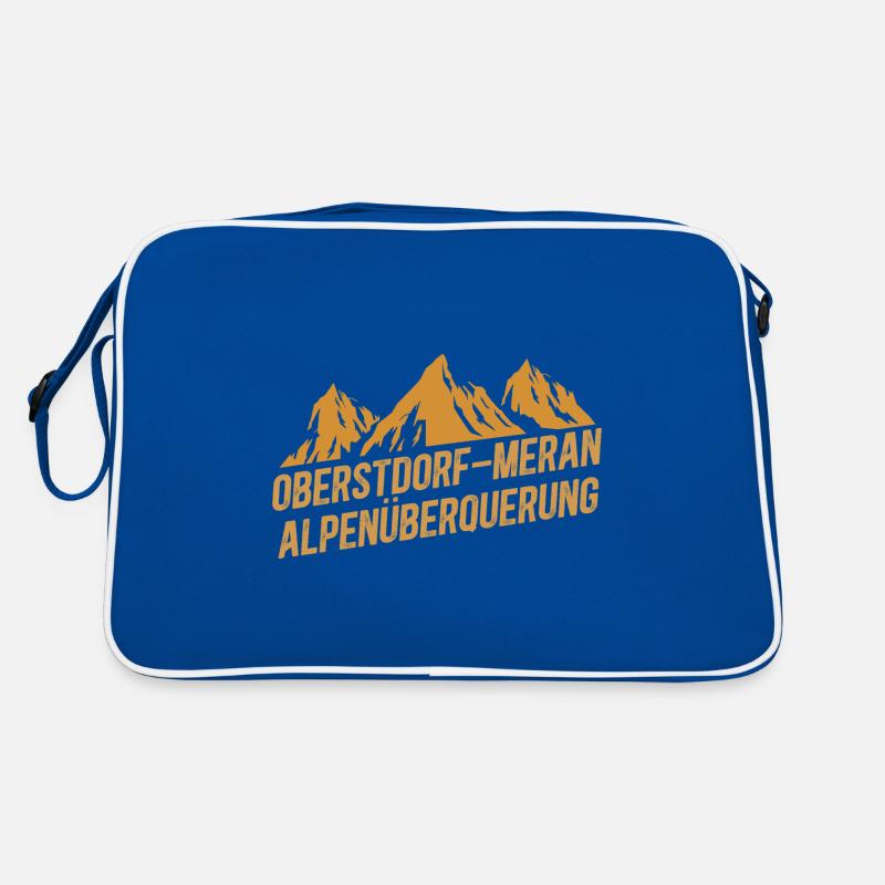 Alpenüberquerung Oberstdorf Meran E5 Fernwanderweg Retro Tasche