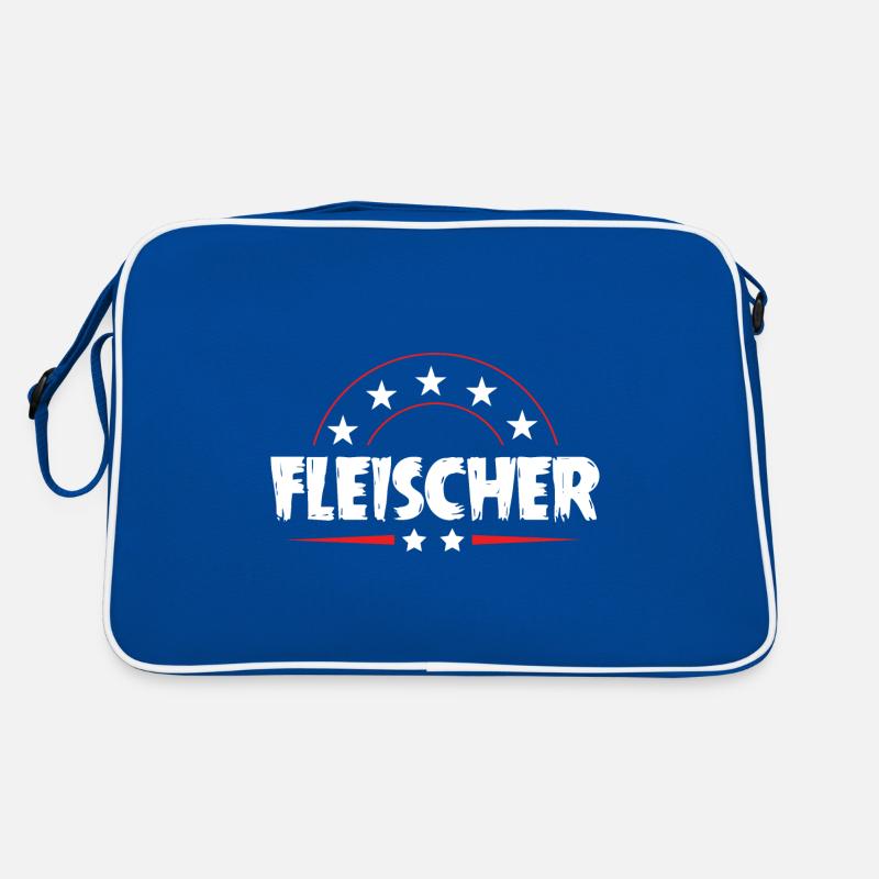 Fleischer Beruf Retro Tasche