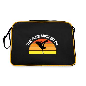 Brasilianische Kampfkunst für Capoeira Instrumente - Retro Tasche - Schwarz/Gold - Hinten