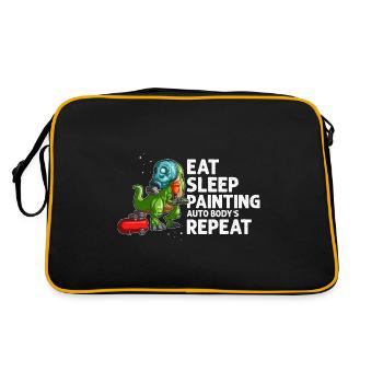 Car painter for body technicians - Retro Bag - black/gold - Back