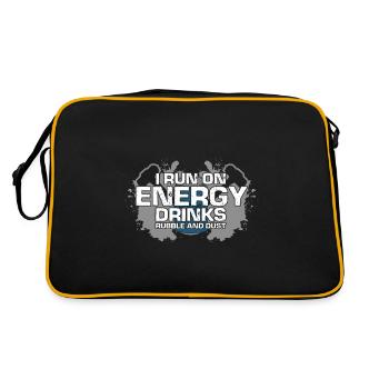 House Demolition and Renovation Design - Retro Bag - black/gold - Back