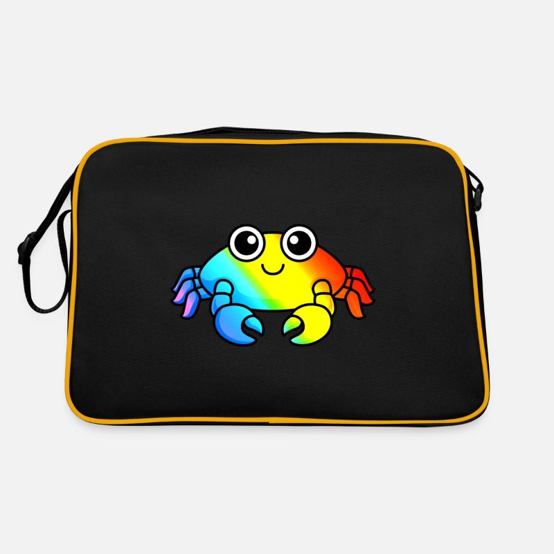 Krabbe Comic Tier Retro Tasche