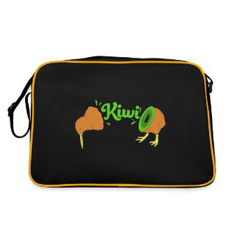 kiwi-bird kiwi bird - Retro Bag - black/gold - Back