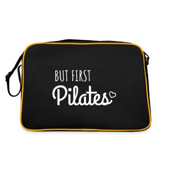 Mais le premier pilates - Sac Retro - noir/or - Dos
