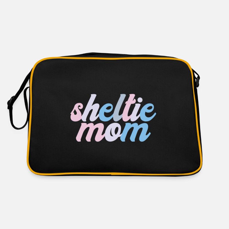 Sheltie Shetland Sheepdog Dog Shepherd Mama Retro Bag