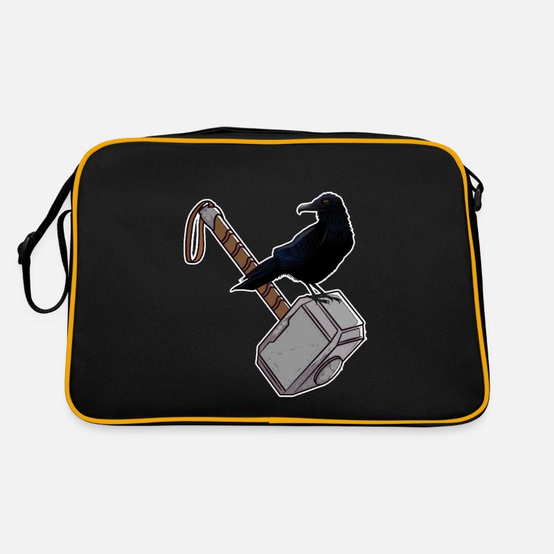 Thor Hammer Mjölnir Rabe Retro Tasche