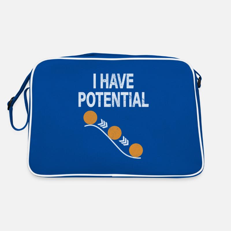 I Have Potential Physics Physicist Joke Science Retro Bag