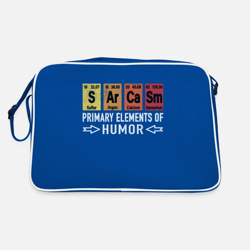Chemistry chemist sarcasm sarcasm elements humor Retro Bag