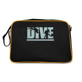 Plongée Plongée Plongée sous-marine Vacances de plongée - Sac Retro - noir/or - Dos