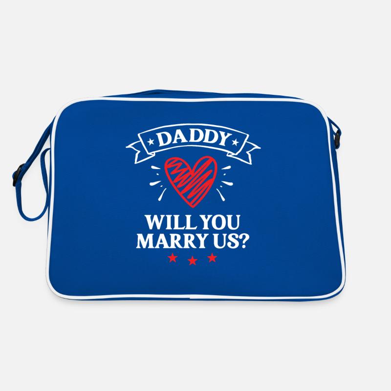 Will You Marry Us Heiratsantrag Lustig Machen Idee Retro Tasche