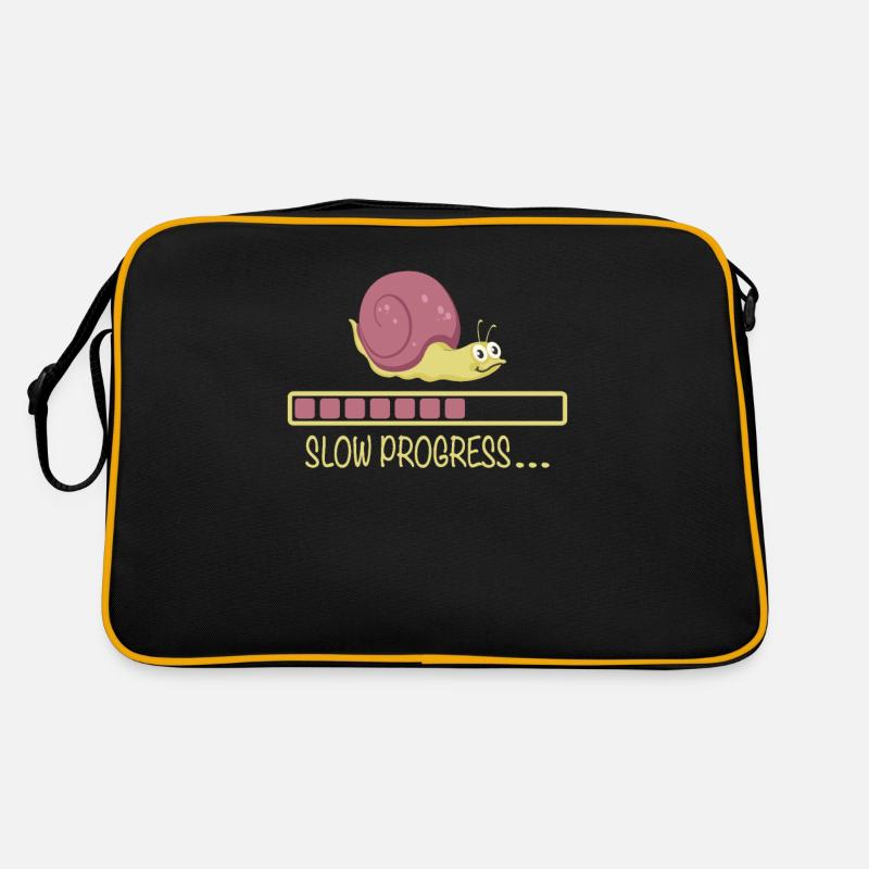 Slow Progress Loading Snail Office Office Humor Retro Bag