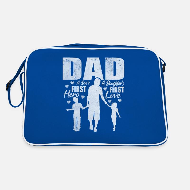 Dad Son's First Hero Daughter's First Love Ehemann Retro Tasche