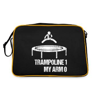 Arm fracture child arm Broken trampolines 1 My Arm 0 - Retro Bag - black/gold - Back