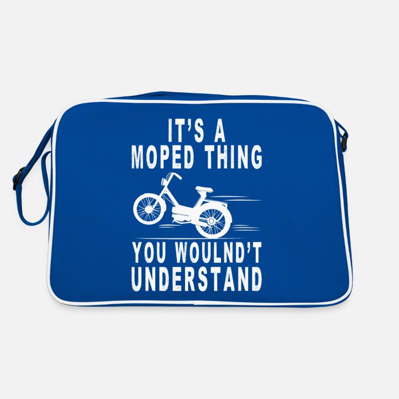 Moped Thing Wouldn't Understand Mofa Mofafahrer Retro Tasche