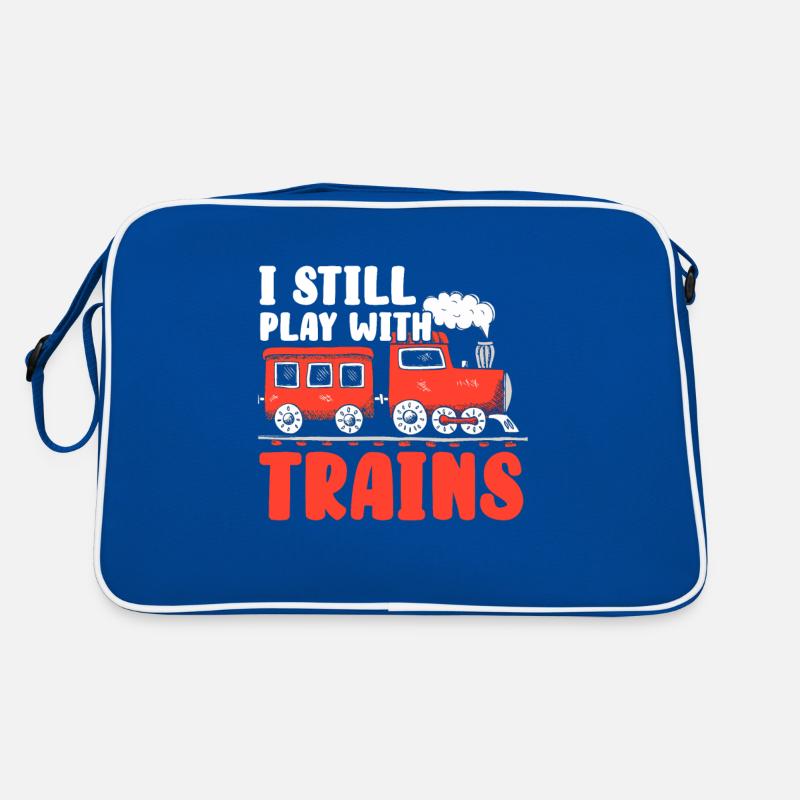 Train Trains Jouer Chemin De Fer Modèle Train Train Modèle Sac Retro