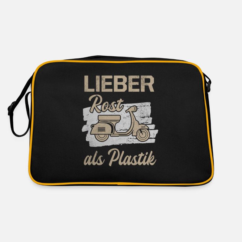 Lieber Rost Als Plastik Roller Motorroller Scooter Retro Tasche