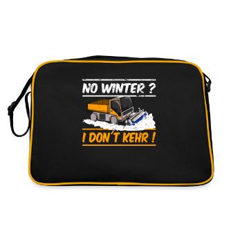 I DONT KEHR Service d’hiver Fraiseuse à neige Balayeuse - Sac Retro - noir/or - Dos
