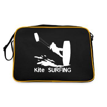 Kite Surfing Water Sports Surfing Kites - Retro Bag - black/gold - Back