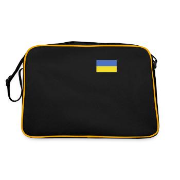 Ukraine Drapeau Ukrajina Drapeau ukrainien Ukrainien - Sac Retro - noir/or - Dos