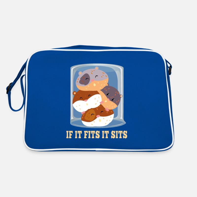 Rongeurs de hamster en verre s’adapte il est assis Hamsterlich Sac Retro