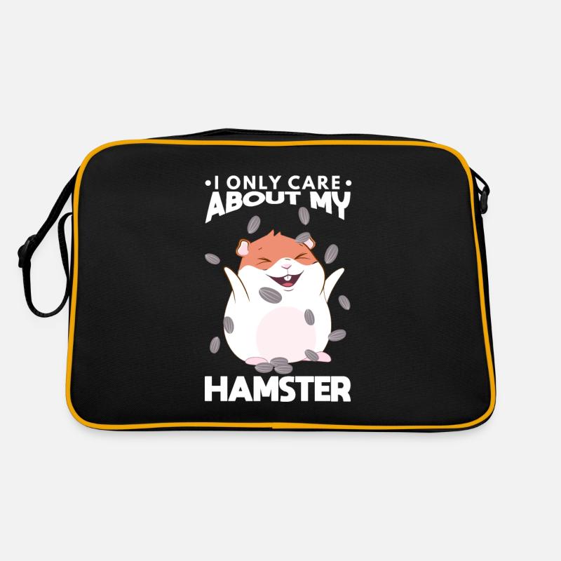 Hamsters Rongeurs Ne se soucient que de mon hamster Sac Retro