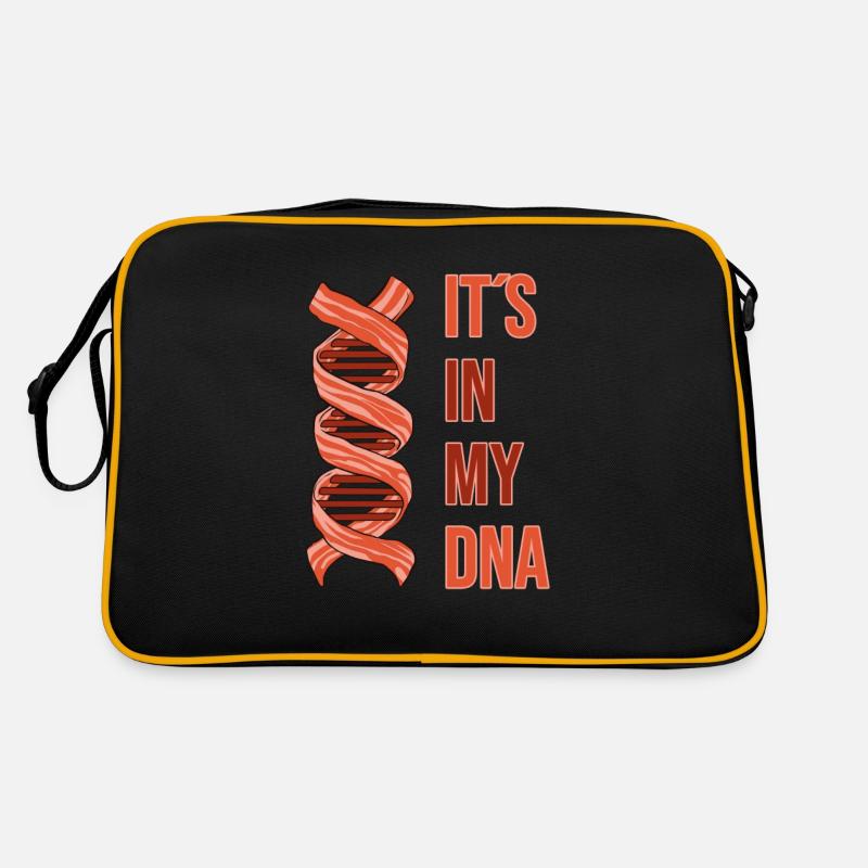 ITS IN MY DNA Ham Bacon Bacon Retro Bag