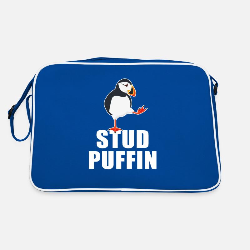 Stud Puffin Grebe Seabird Puffin Retro Bag