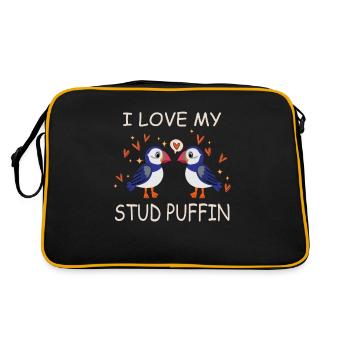 J’adore ma relation stud puffin puffin - Sac Retro - noir/or - Dos