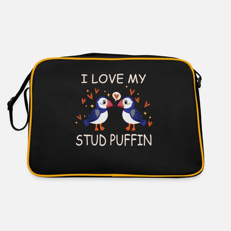 J’adore ma relation stud puffin puffin Sac Retro