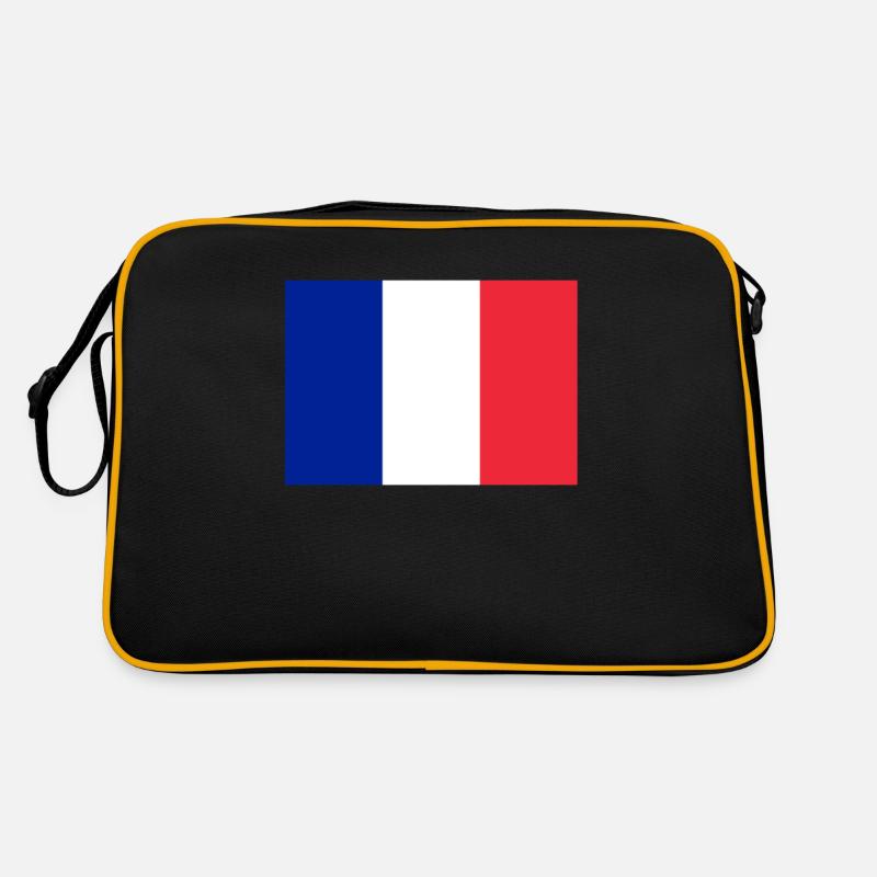 France Paris Tour Eiffel Français Flag Fun Sac Retro