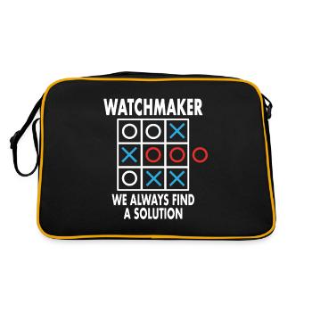 Métier d’horloger Trouver des solutions Montres Collector - Sac Retro - noir/or - Dos
