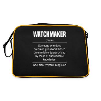 Watchmaker Definition Magician Watches Collector - Retro Bag - black/gold - Back