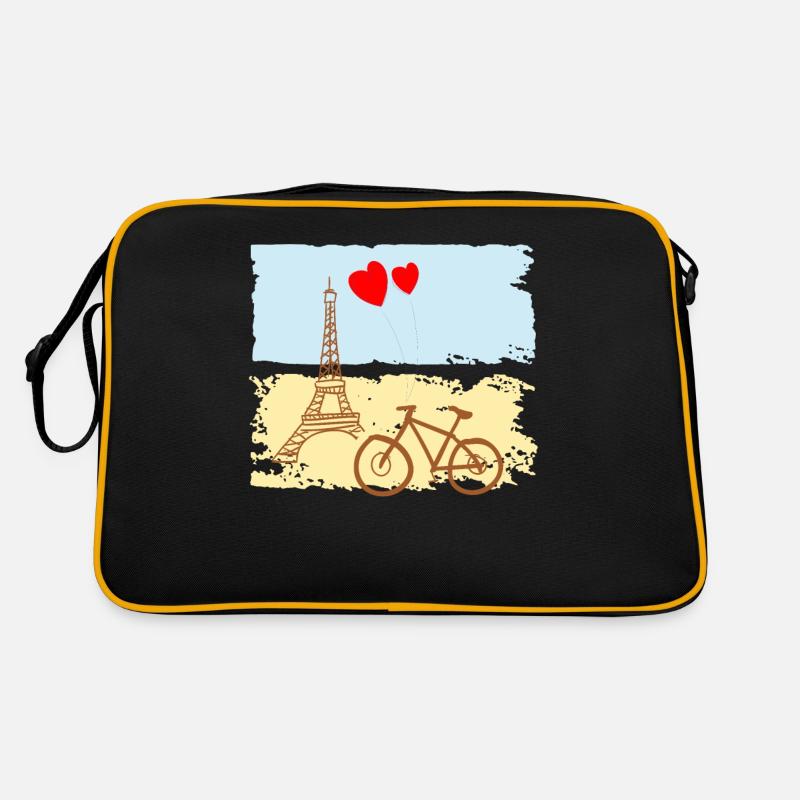 Paris Eiffelturm Frankreich Baguette Stadt Liebe Retro Tasche