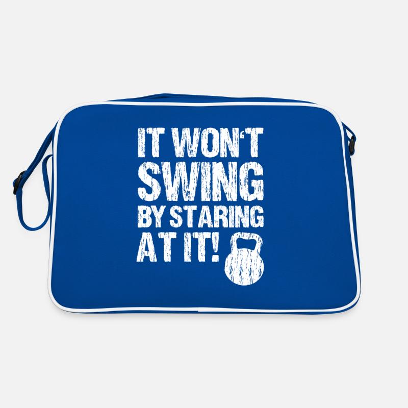 Kettlebell Training Won't Swing Staring At It Retro Bag