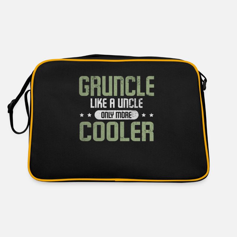 Gruncle comme un oncle normal seulement beaucoup plus cool Sac Retro
