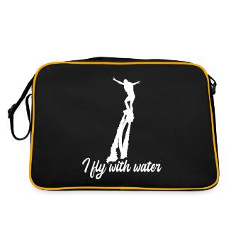 Je vole avec water flyboard flyboard sports nautiques - Sac Retro - noir/or - Dos