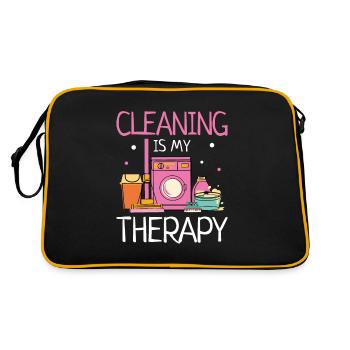 Cleaning My Therapy Cleaner Domestic Help - Retro Bag - black/gold - Back