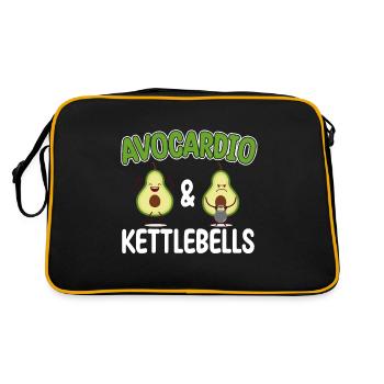 Kettlebell Cardio Avocardio & Kettlebells Vegan - Retro Bag - black/gold - Back