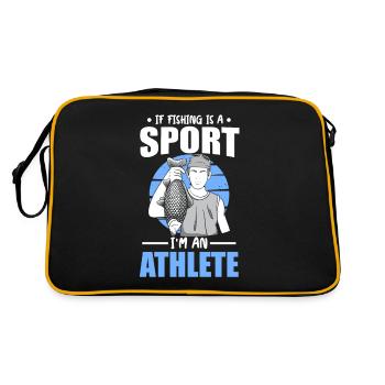 Fishing Sport Athlete Frogfish Fishing Fishing - Retro Bag - black/gold - Back