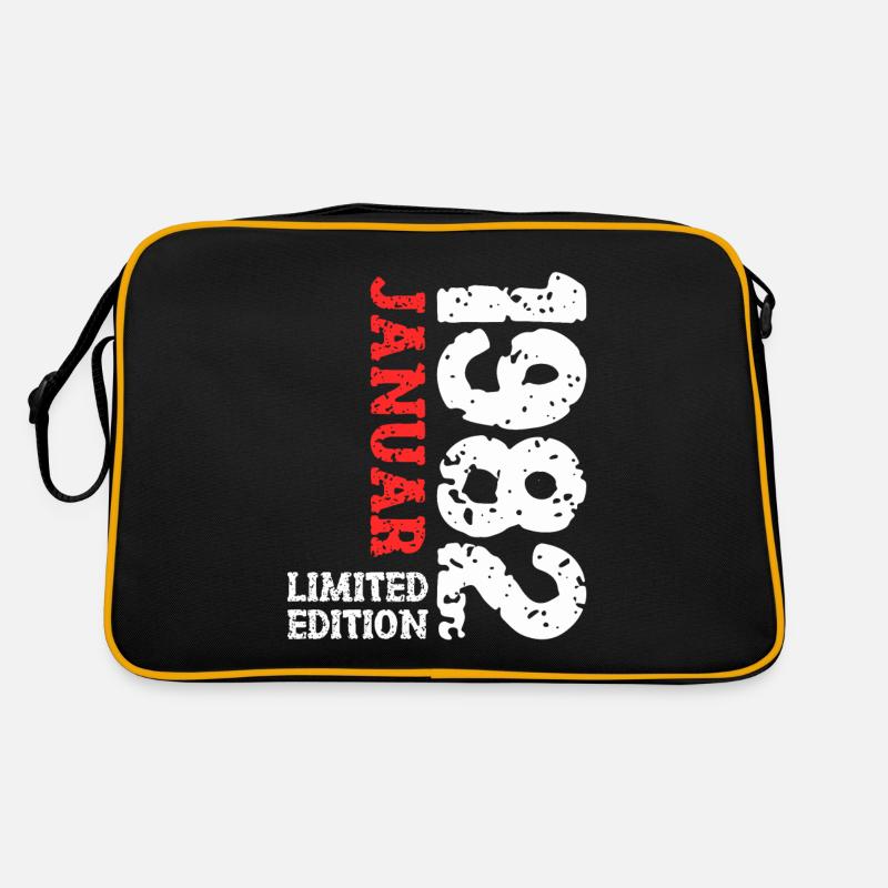 1982 janvier édition limitée déco tenue d’anniversaire Sac Retro