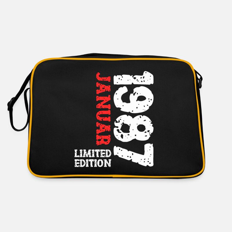1987 janvier édition limitée déco tenue d’anniversaire Sac Retro