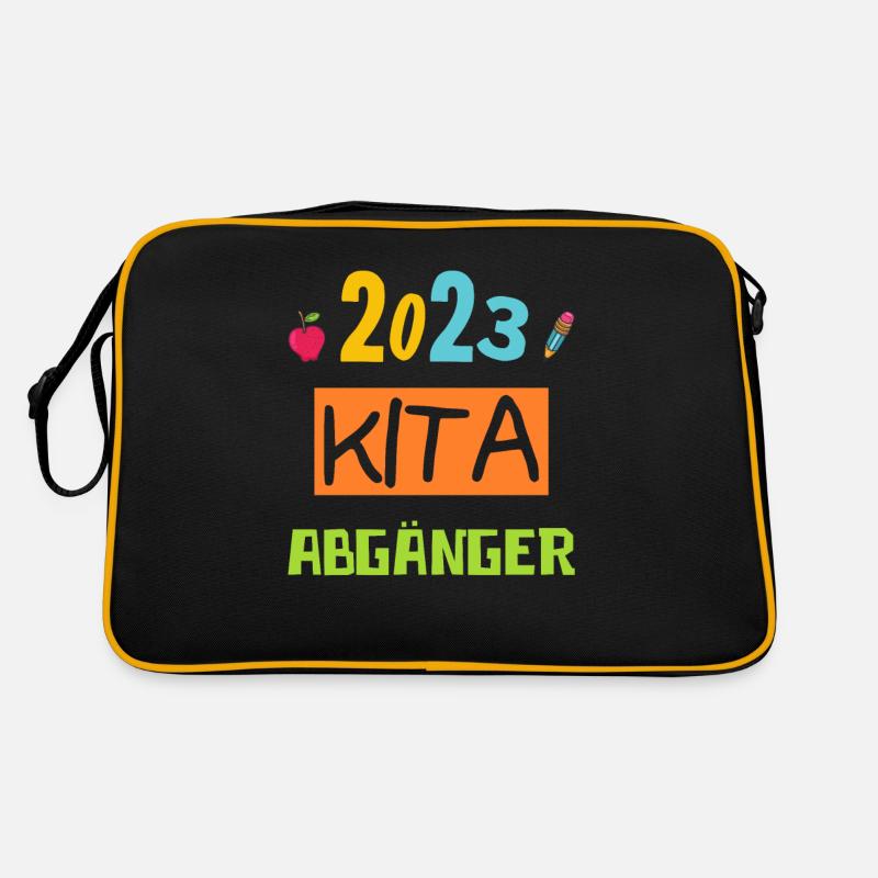 Kindergarten Absolvent 2023 Geschafft Einschulung Retro Tasche