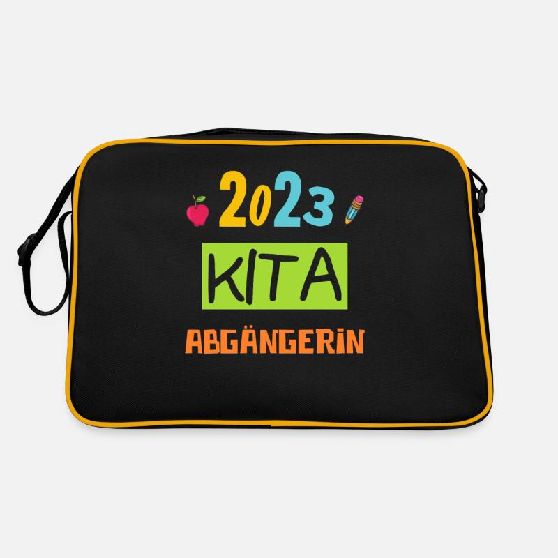 Kindergarten Absolvent 2023 Geschafft Einschulung Retro Tasche